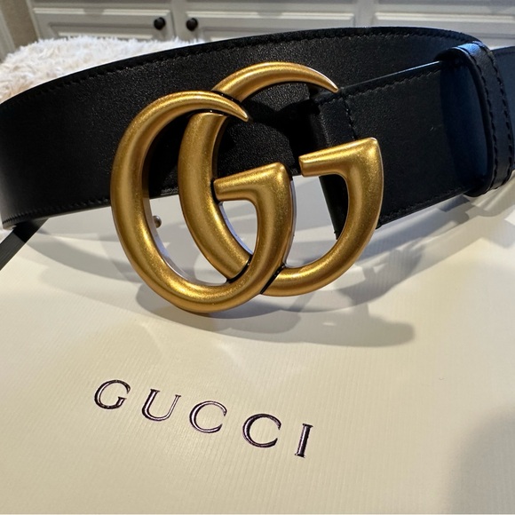 GG MARMONT WIDE BELT 85/34 - Picture 1 of 7